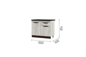 Кухня Паола 2,0 м Крафт белый