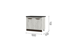 Кухня Паола 2,0 м Крафт белый