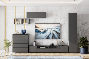 Комод 4 ящика Денвер графит